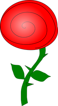 Rød spiralrose-grafikk Bakgrunner