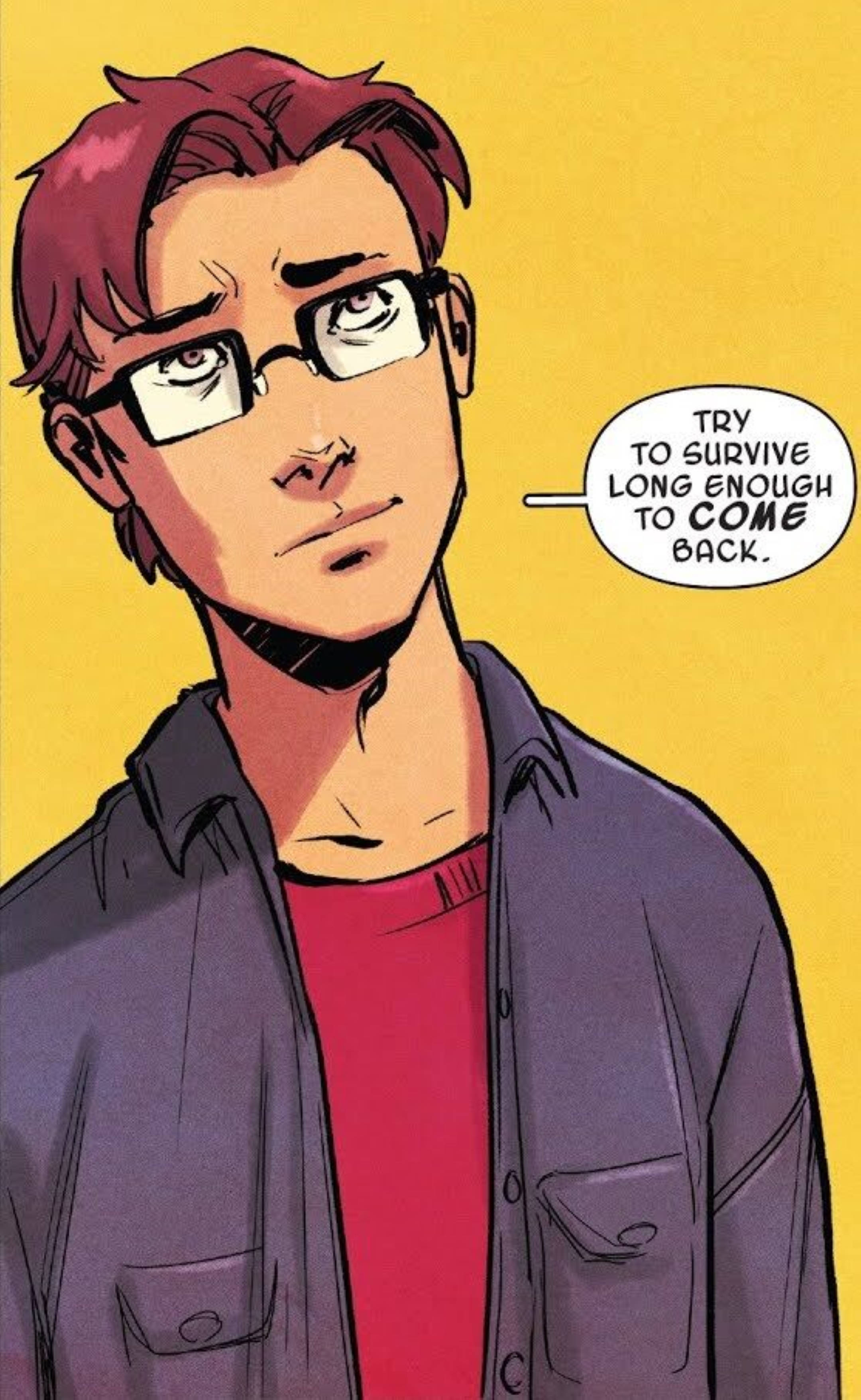 Rødhåret Peter Parker Tegneseriekunst Bakgrunner