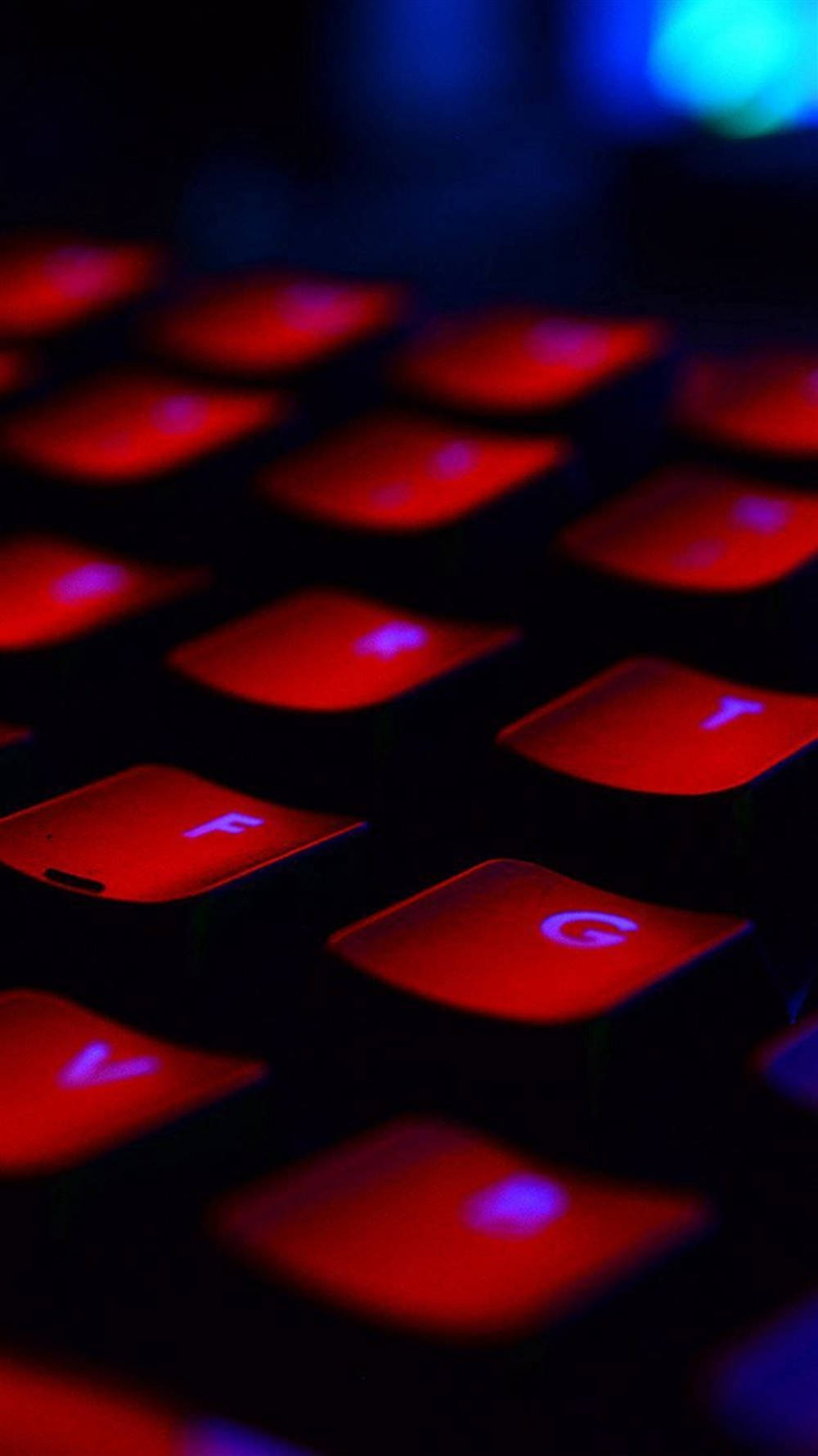 Rødt lys tastatur estetikk Bakgrunner