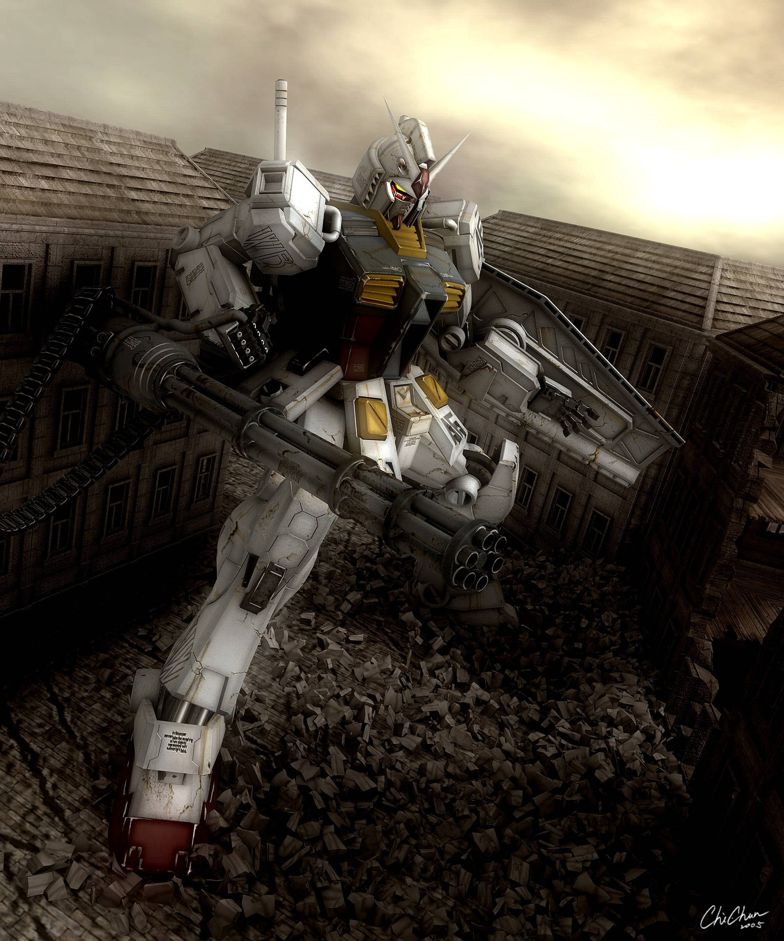 Realistisk utseende Mobile Suit Gundam