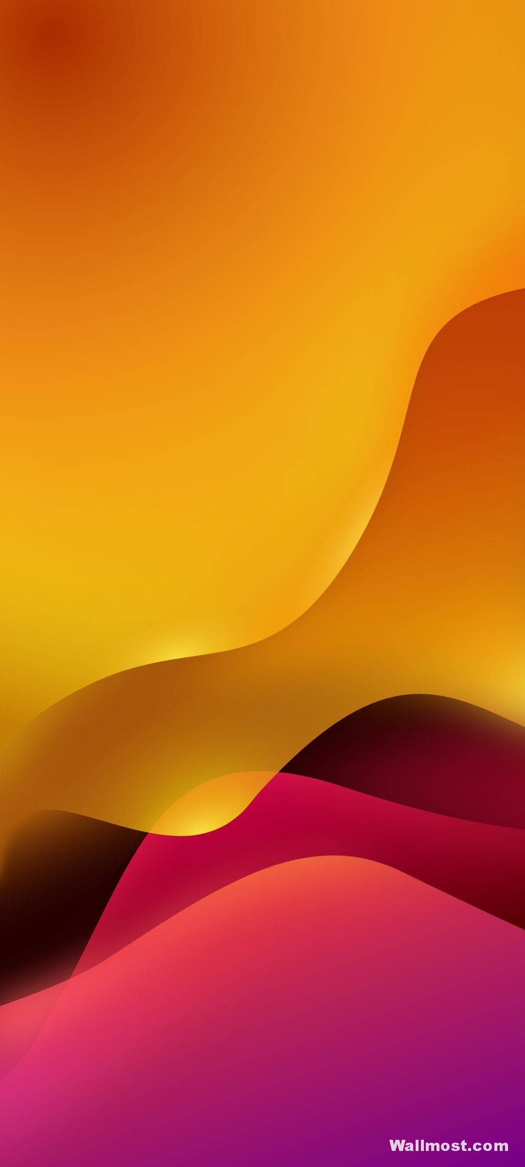 Realme 7 Gul og rosa abstrakt Bakgrunner