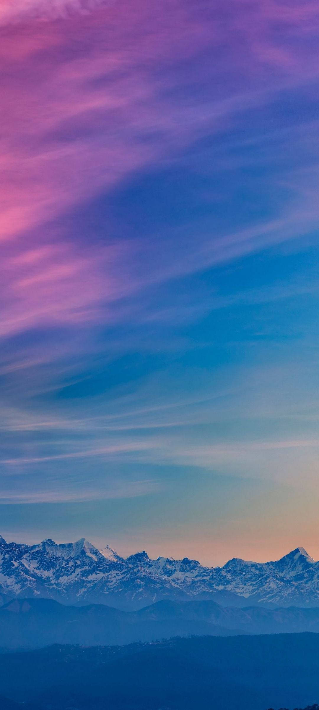 Realme 7 Praktfull Himmel og Fjell Bakgrunner