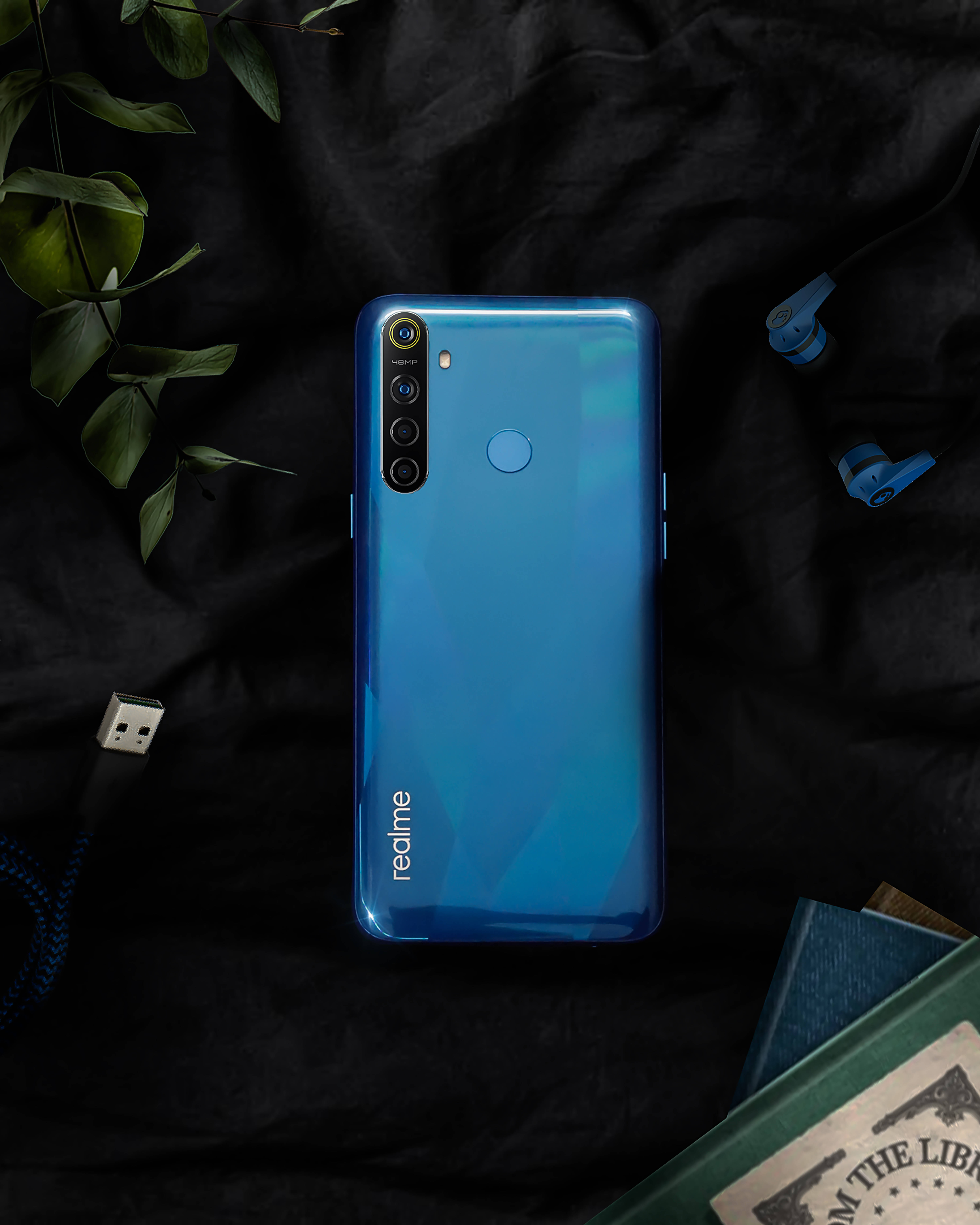 Realme 8-telefon Bakgrunner