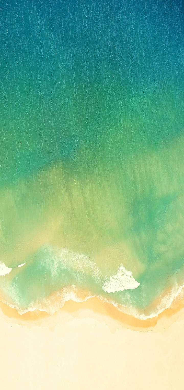 Realme Grønn Strand Bakgrunner