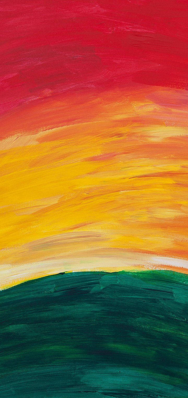 Realme Watercolor Painting Bakgrunner