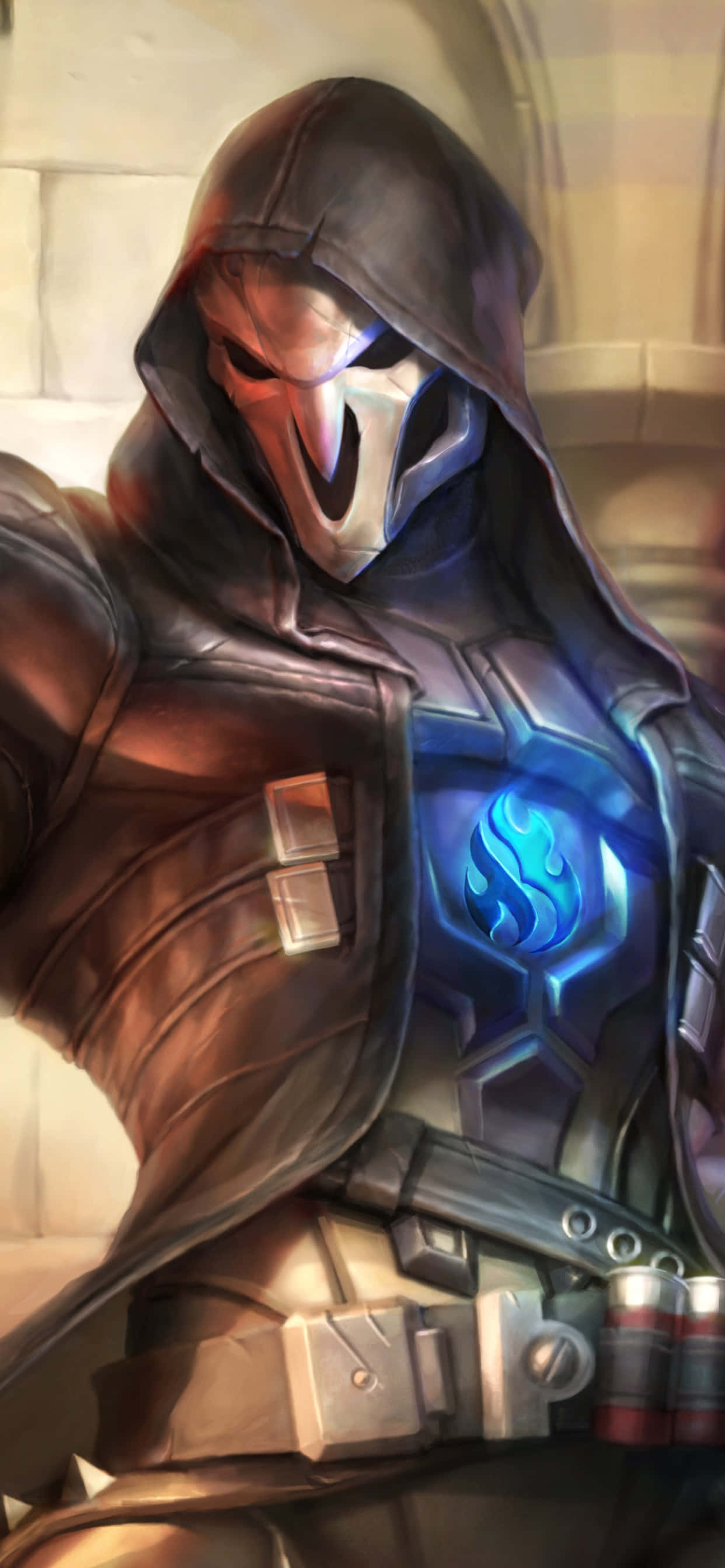 Reaper, den truende antihelten i Overwatch Bakgrunner