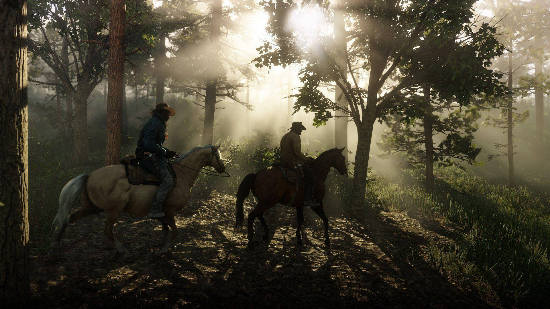 Red Dead Redemption 2 4K Reise Bakgrunner
