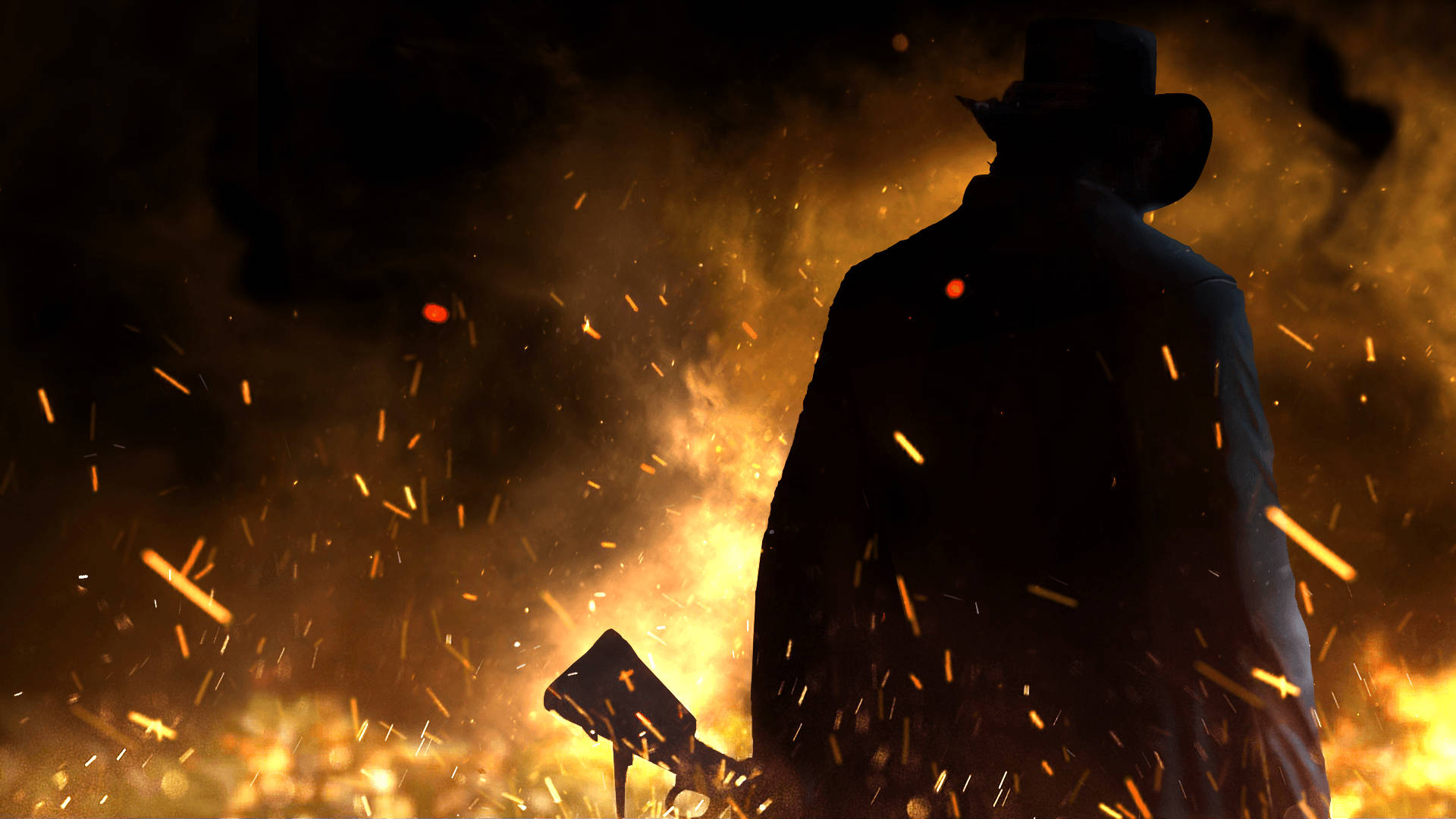 Red Dead Redemption 2 4K Ild Bakgrunner