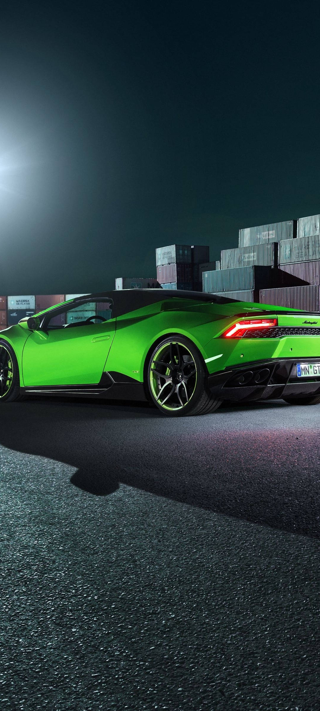 Redmi Note 10 Grønn Lamborghini Huracán Bakgrunner