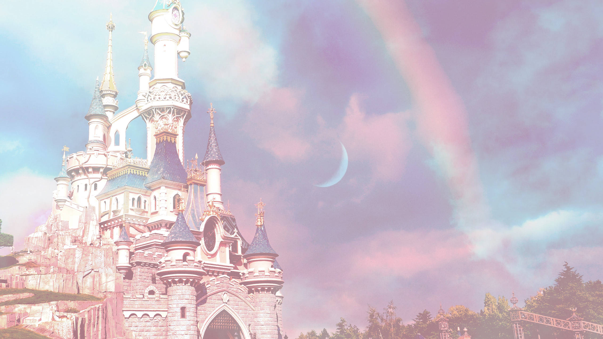 Regnbue Disneyland Bakgrunner