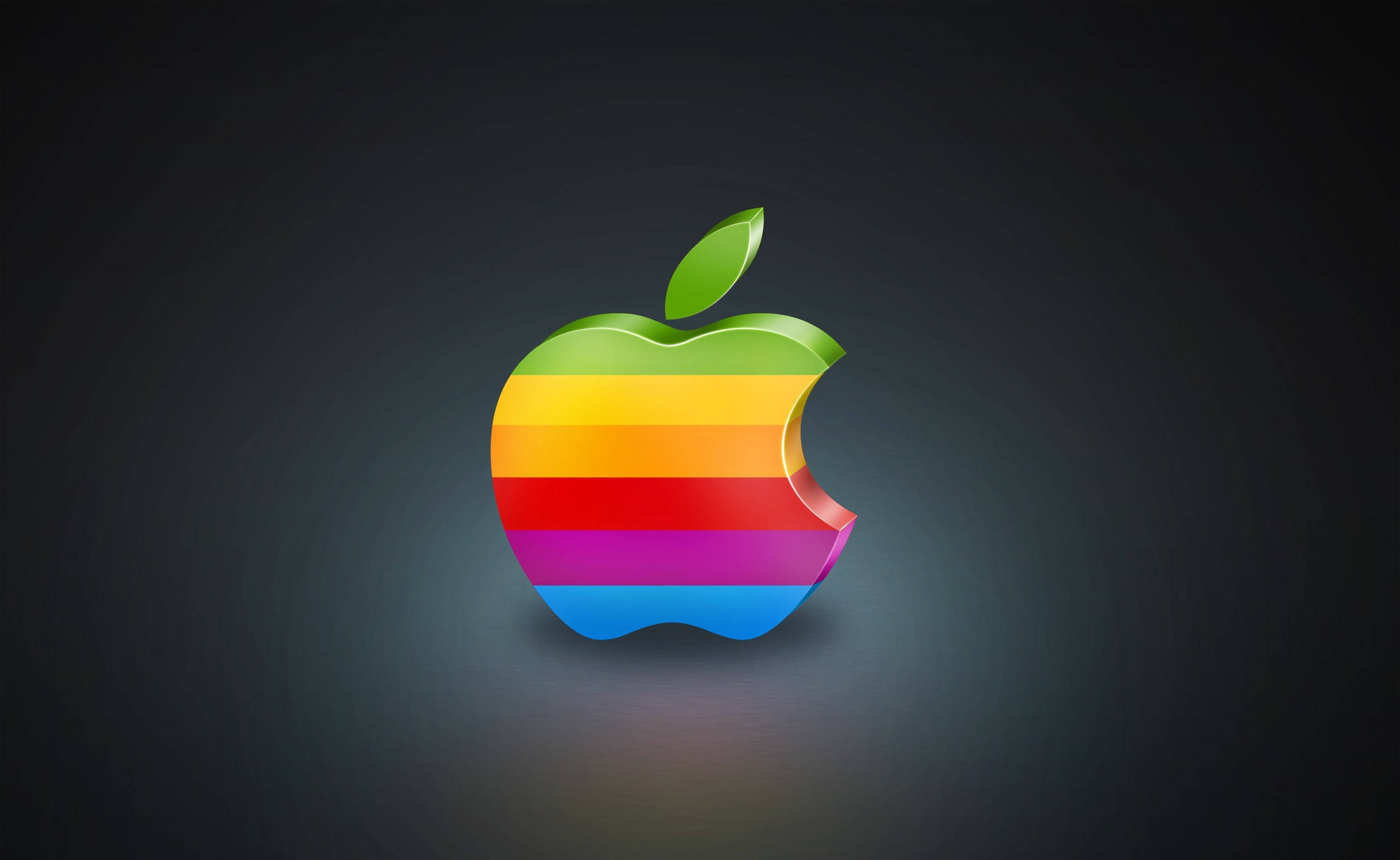 Regnbue-eple-logo MacBook Air Bakgrunner