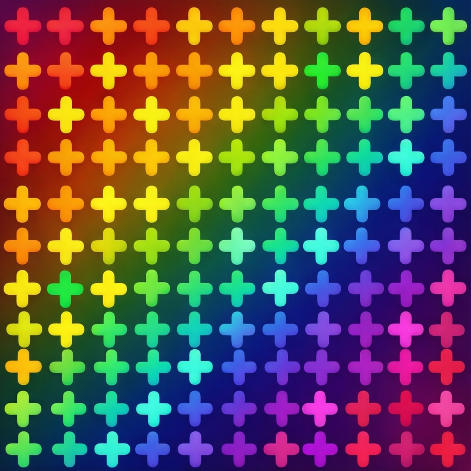 Regnbue Pluss Gradient Bakgrunner
