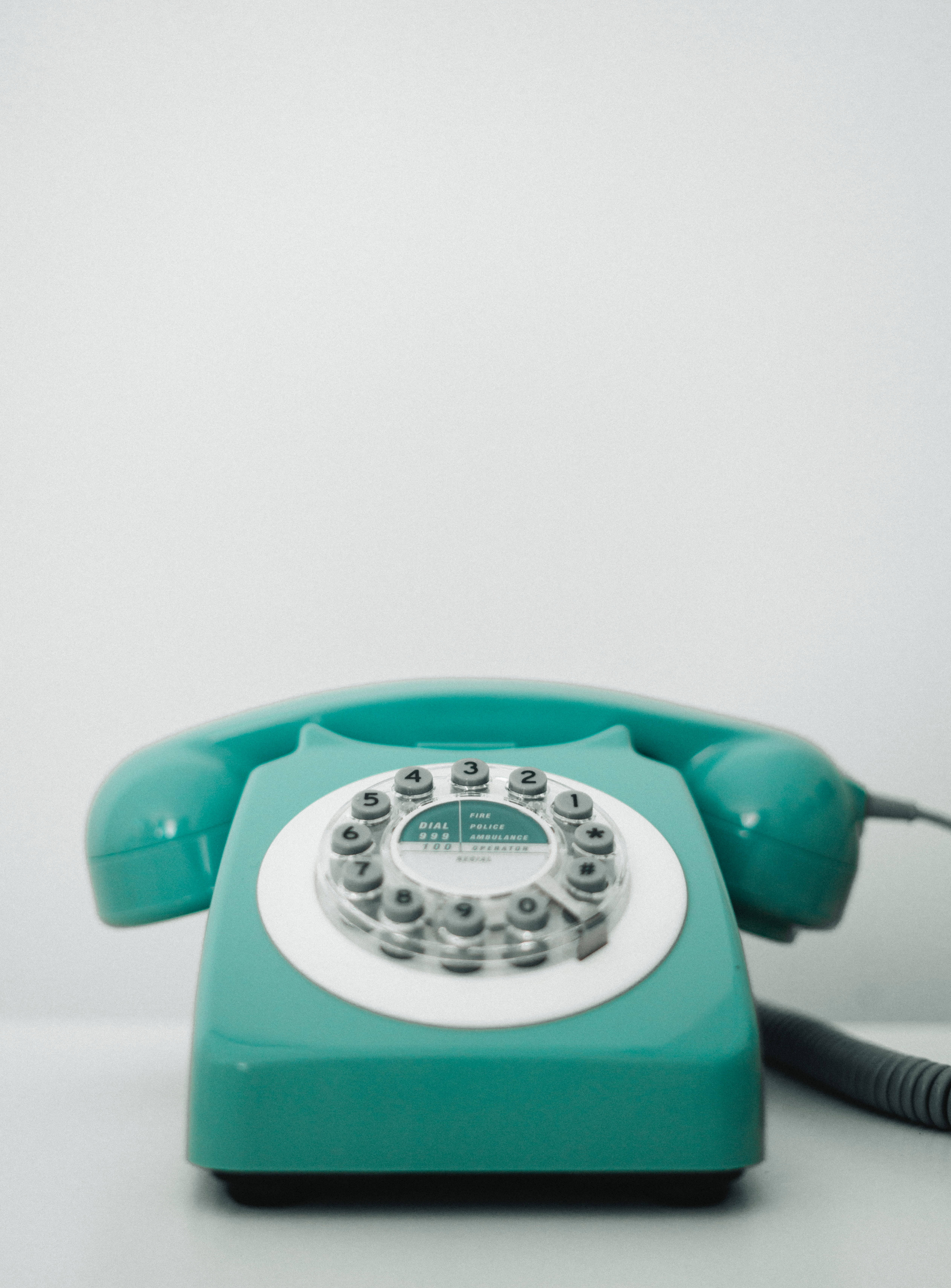 Retro-estetisk minttelefon Bakgrunner