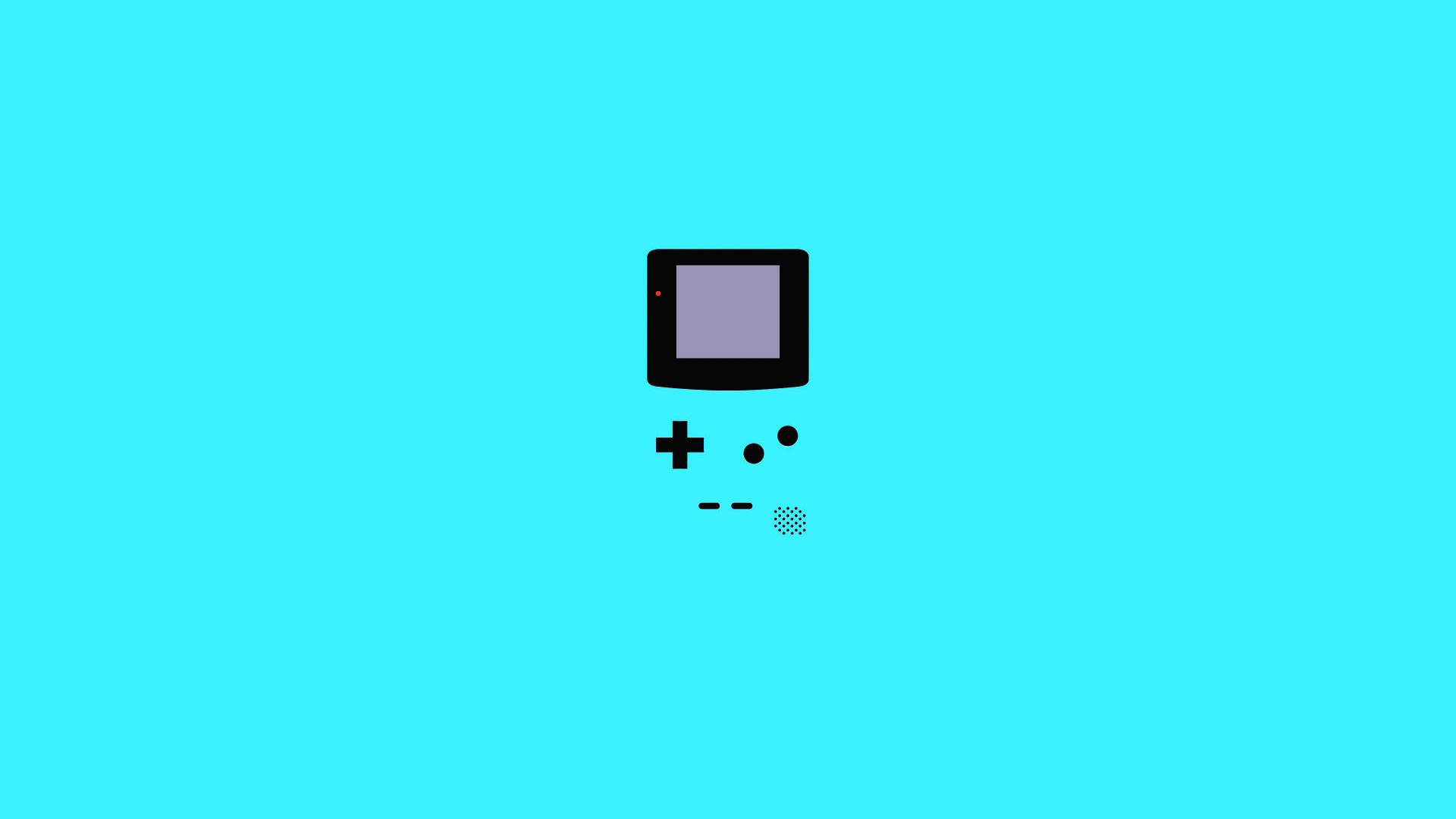 Retro Gaming Nostalgi med Blå Game Boy Color Bakgrunner