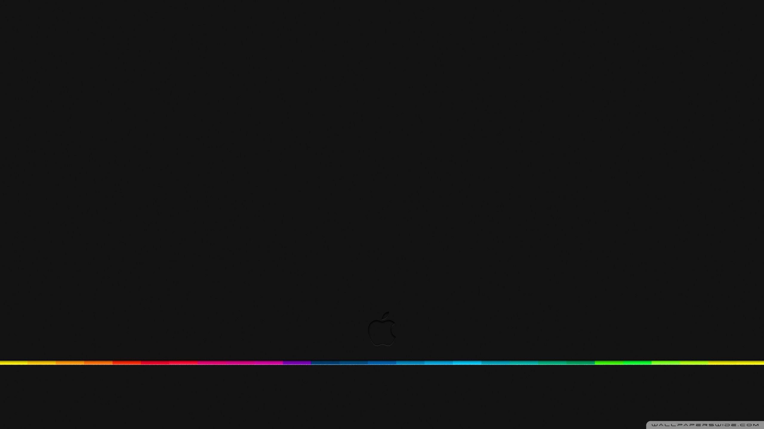 RGB 4K Linje Apple-logo Bakgrunner
