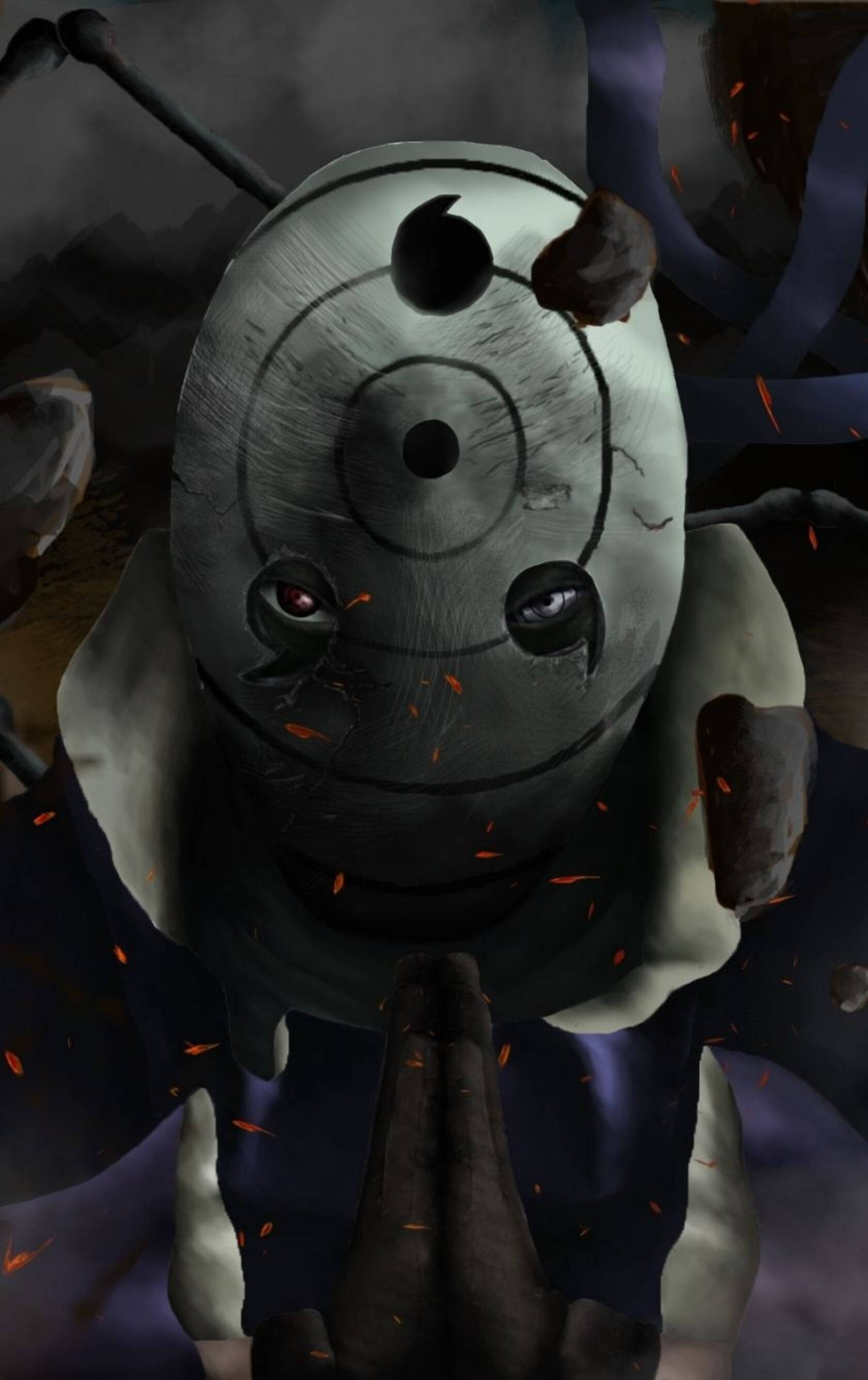 Rinne Sharingan Obito Telefon Bakgrunner