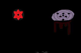 Rinnegan-symbol og panda-emotikon Bakgrunner