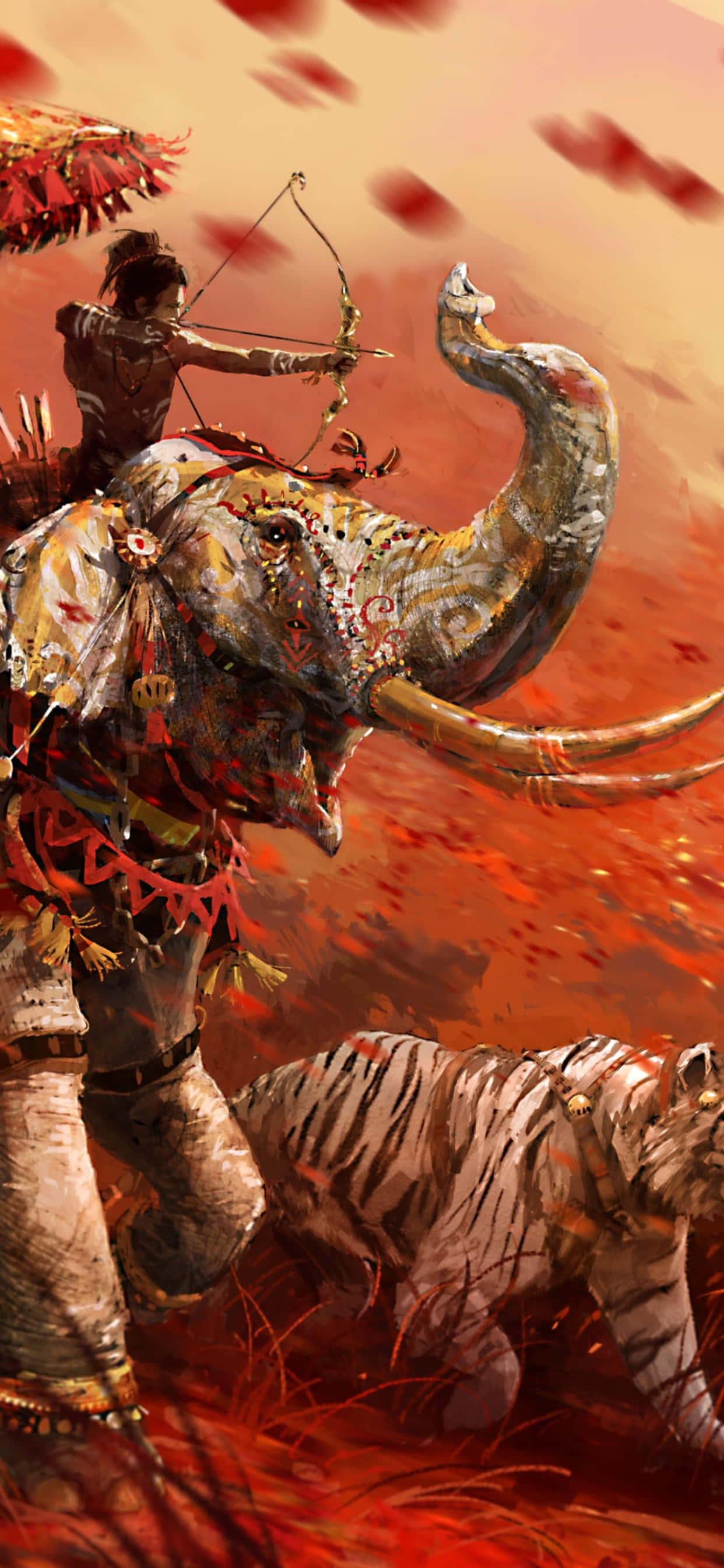 Riv opp jungelen i Far Cry 4 med iPhone Xs Max. Bakgrunner