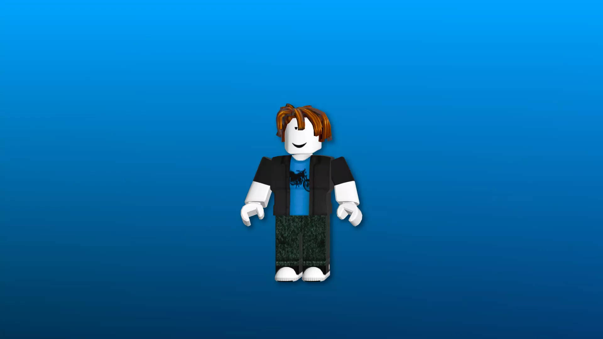 Roblox Avatar Blå Bakgrunner