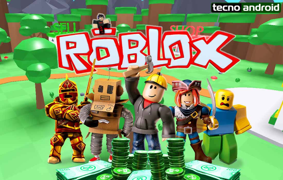 Roblox-avatarer i skogbilde Bakgrunner