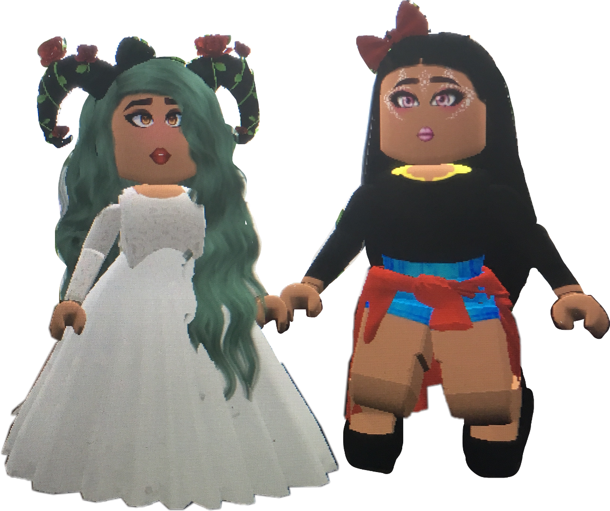 Roblox Avatars i Kostymer Bakgrunner