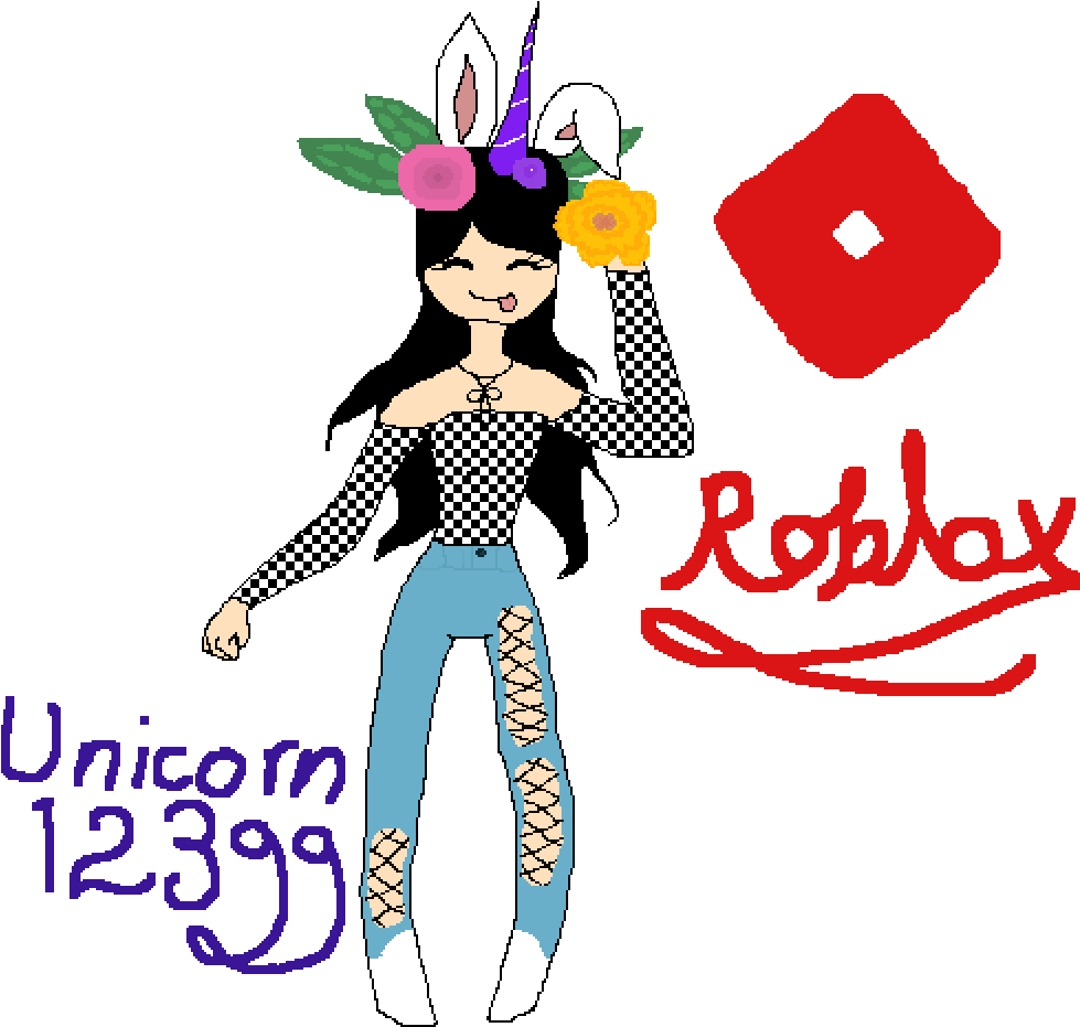 Roblox Enhjørning Avatar Kunst Bakgrunner
