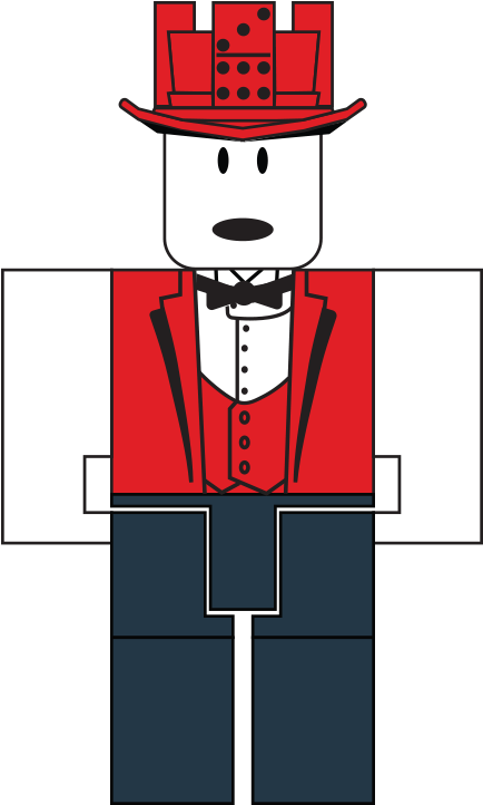 Roblox-karakter i formell antrekk Bakgrunner