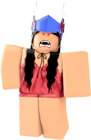 Roblox-karakter med indianerhodeplagg Bakgrunner