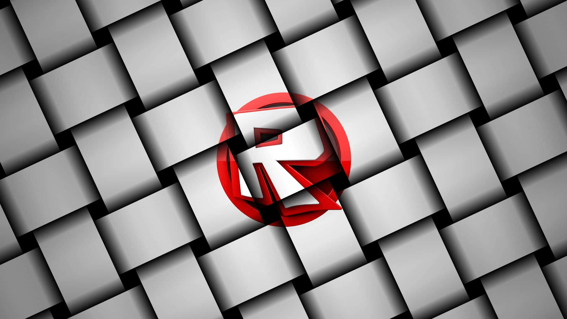 Roblox-logo trykt på rektangulære blokker Bakgrunner
