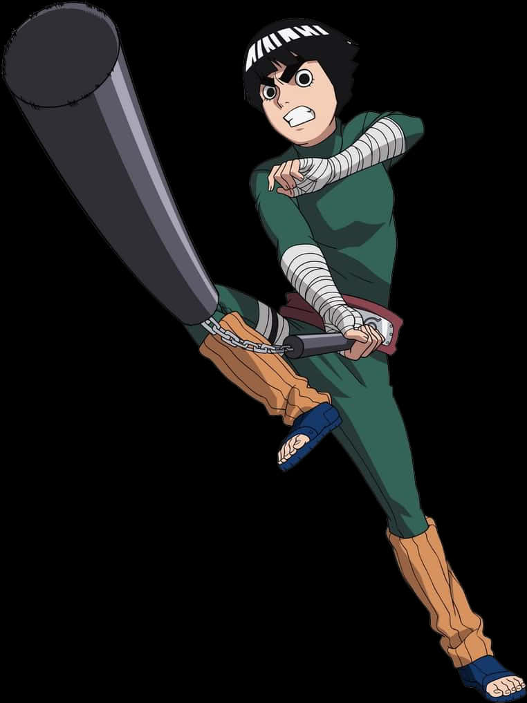 Rock Lee med våpen Bakgrunner
