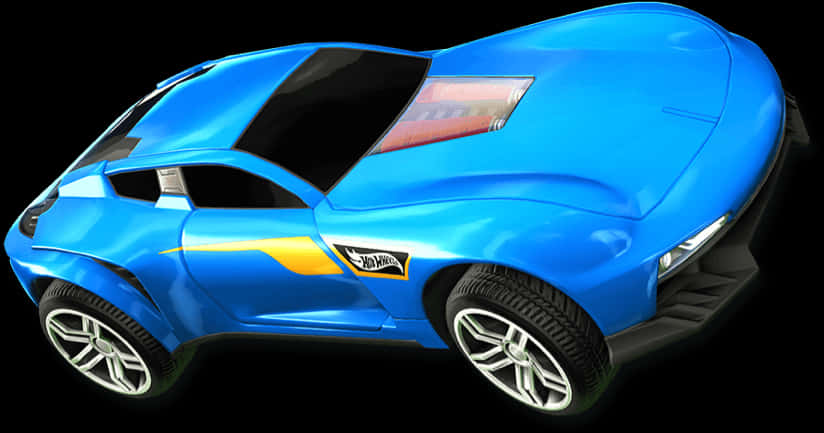 Rocket League blå bil-rendering Bakgrunner