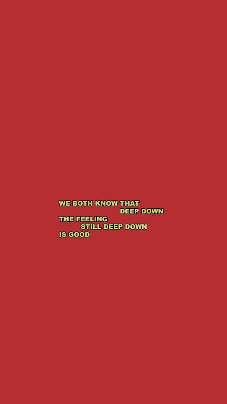 Rød Aesthetic Tumblr Følelsen Dypt Inne Bakgrunner