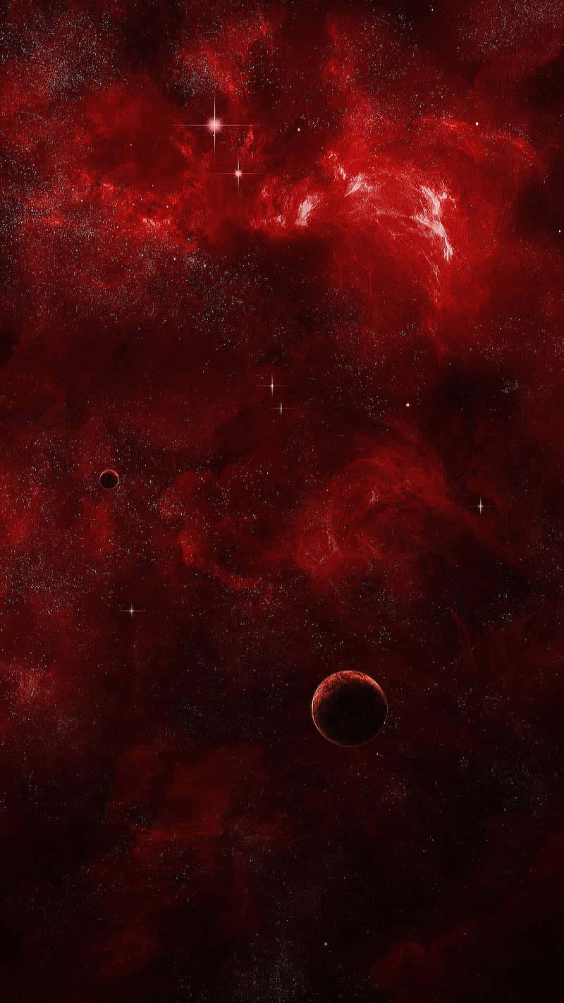 Rød romplanet nedenfor Bakgrunner
