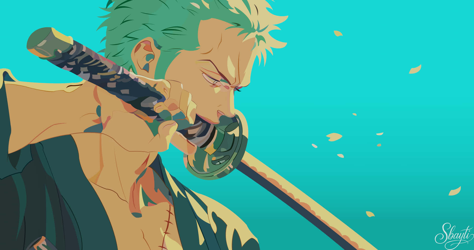 Roronoa Zoro gjør seg klar til kamp Bakgrunner