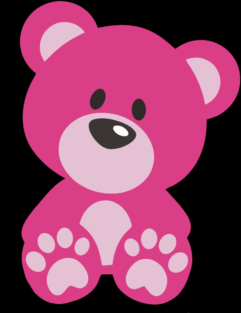 Rosa bamse-grafikk Bakgrunner