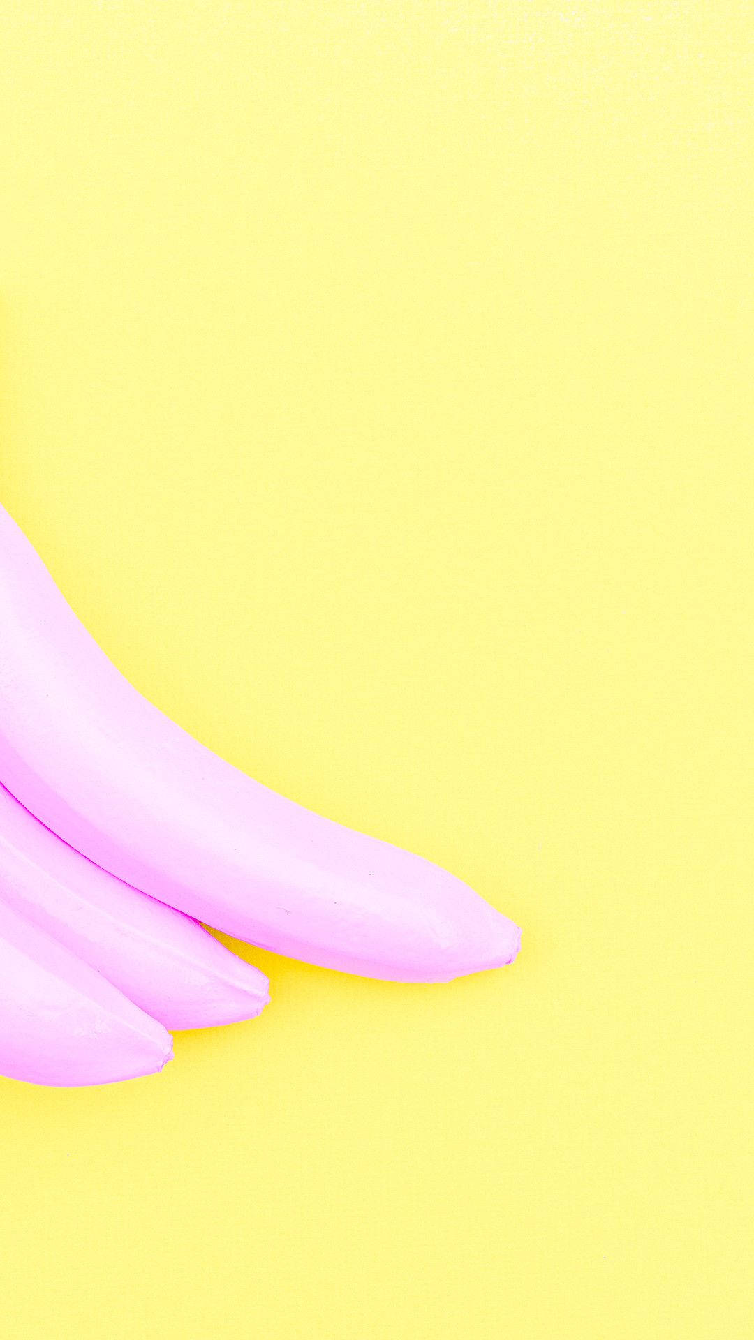 Rosa banan pastellgul estetikk Bakgrunner