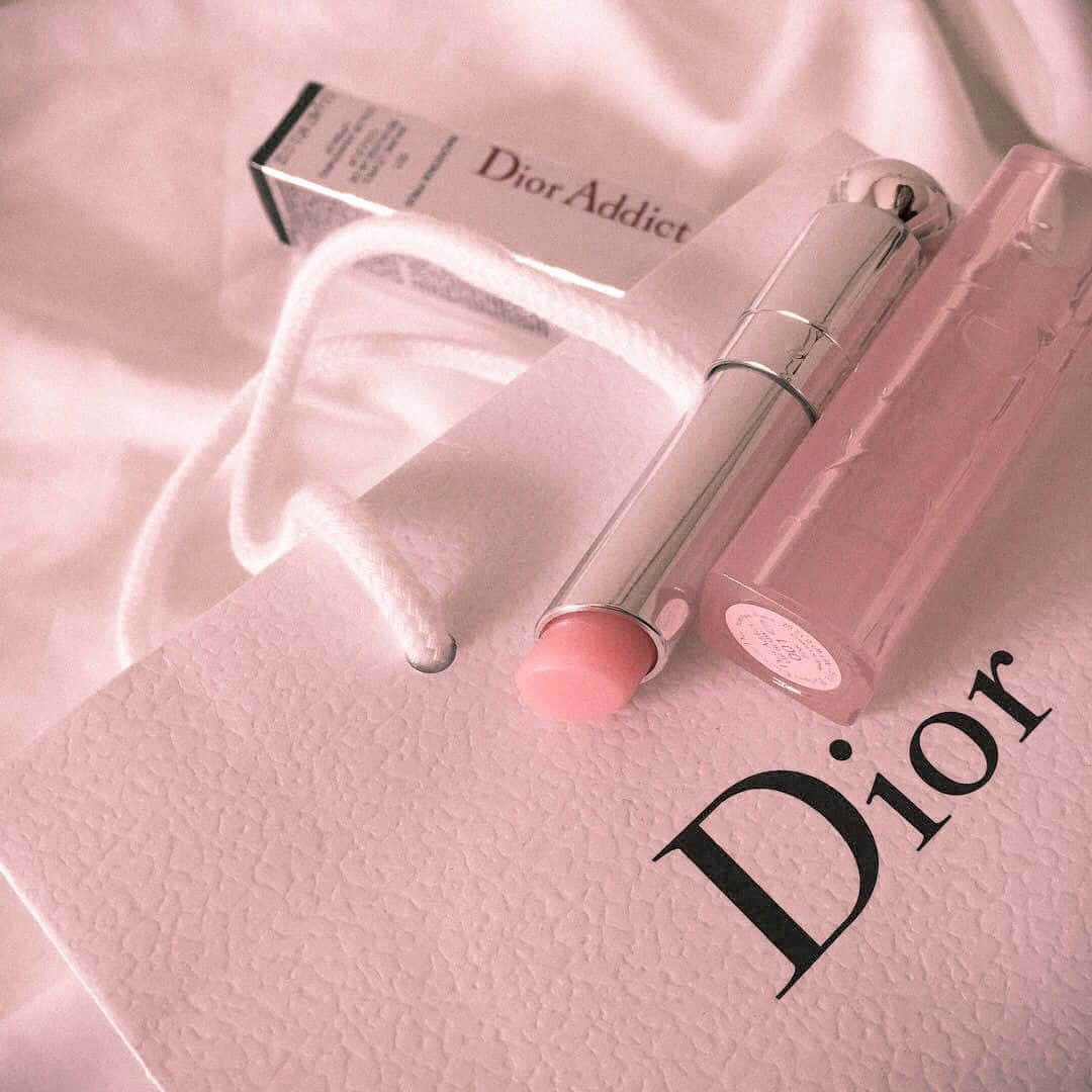 Rosa estetisk Dior kosmetikk bilde Bakgrunner