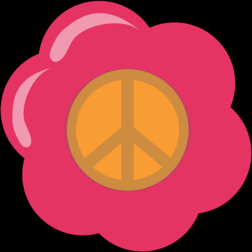 Rosa fredsblomstgrafikk Bakgrunner