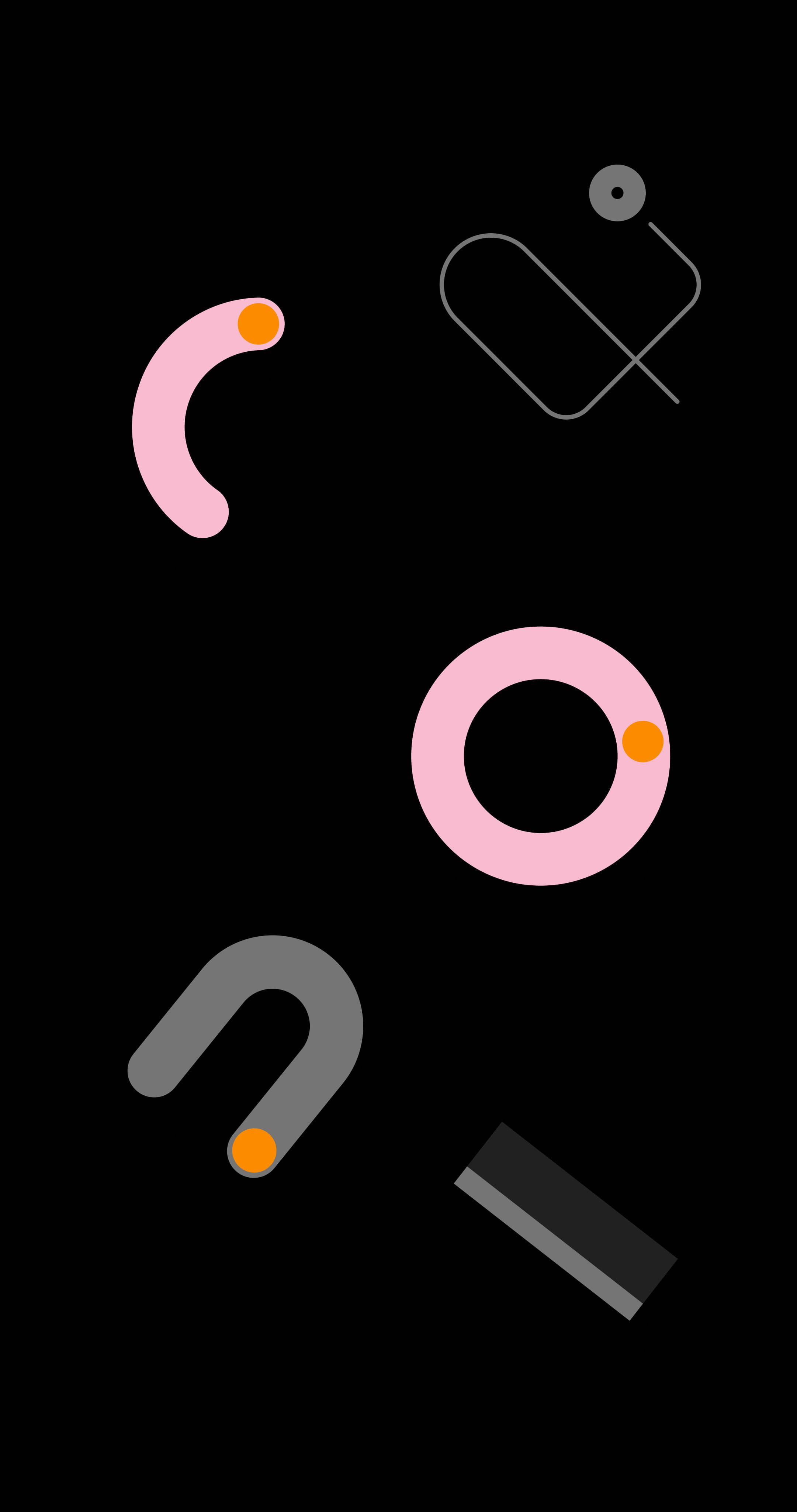 Rosa grafikk Google Pixel 4 bakgrunn Bakgrunner