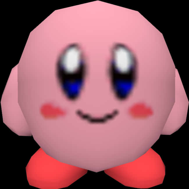 Rosa Kirby-figur grafikk Bakgrunner
