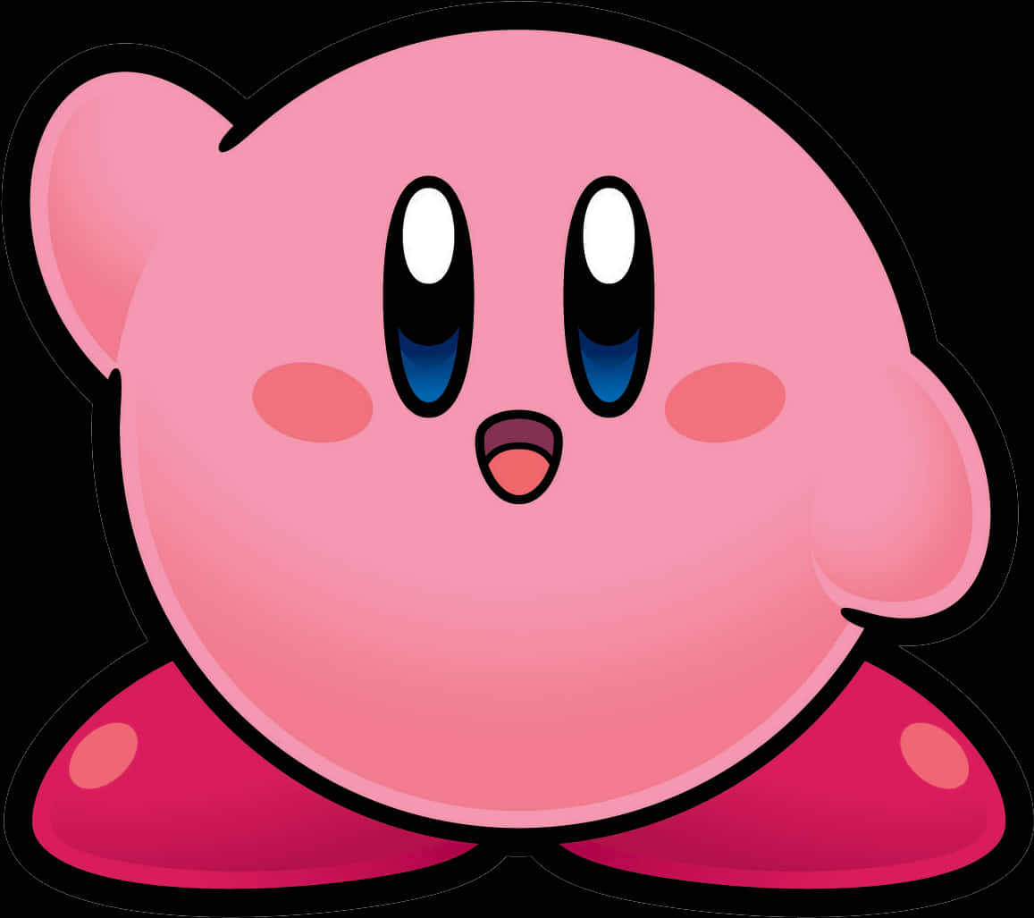 Rosa Kirby-karakterkunst Bakgrunner
