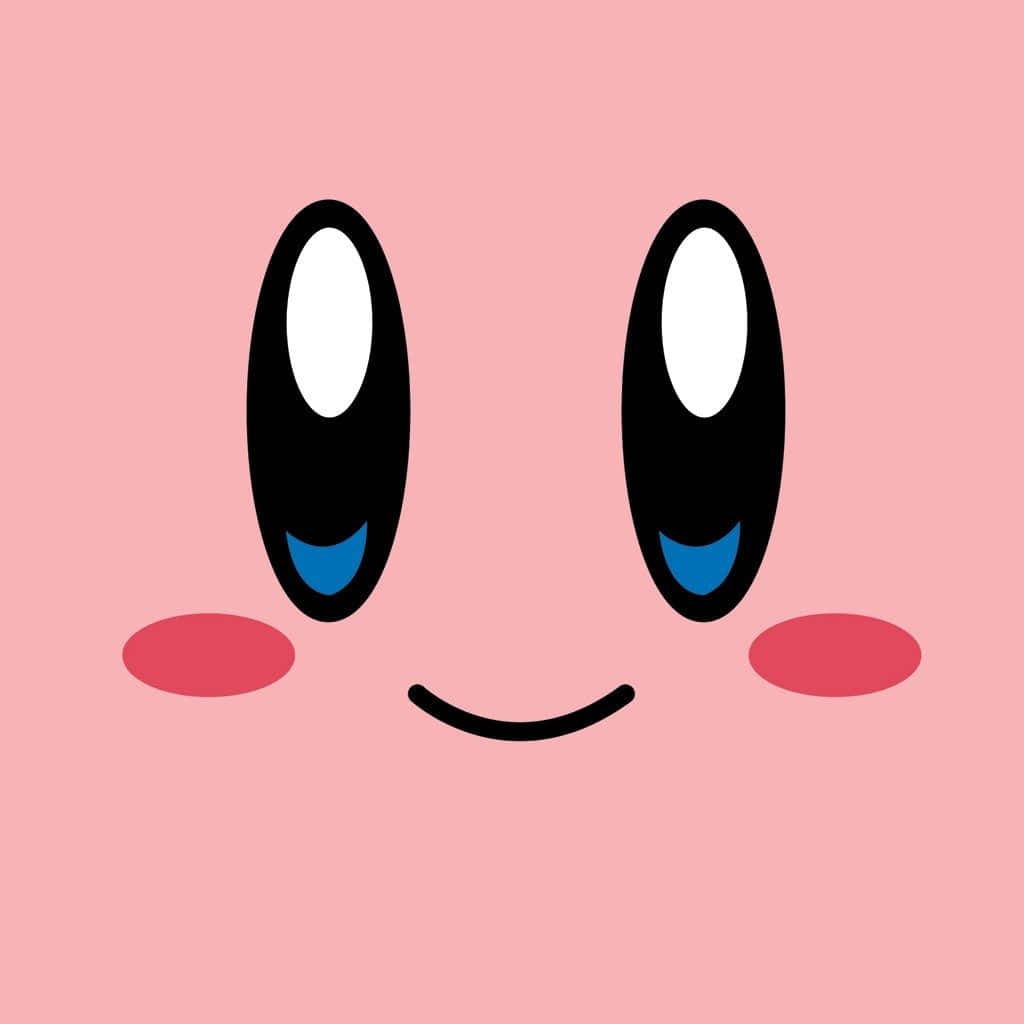 Rosa Kirby Søt Jentete iPad Bakgrunner