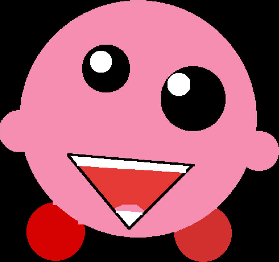 Rosa Kirby vektorgrafikk Bakgrunner