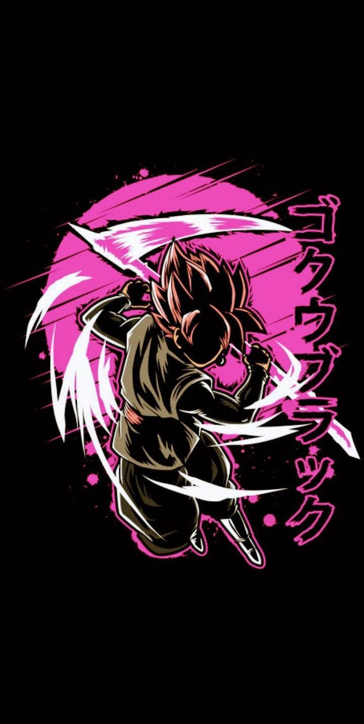 Silhuett Black Goku-telefon