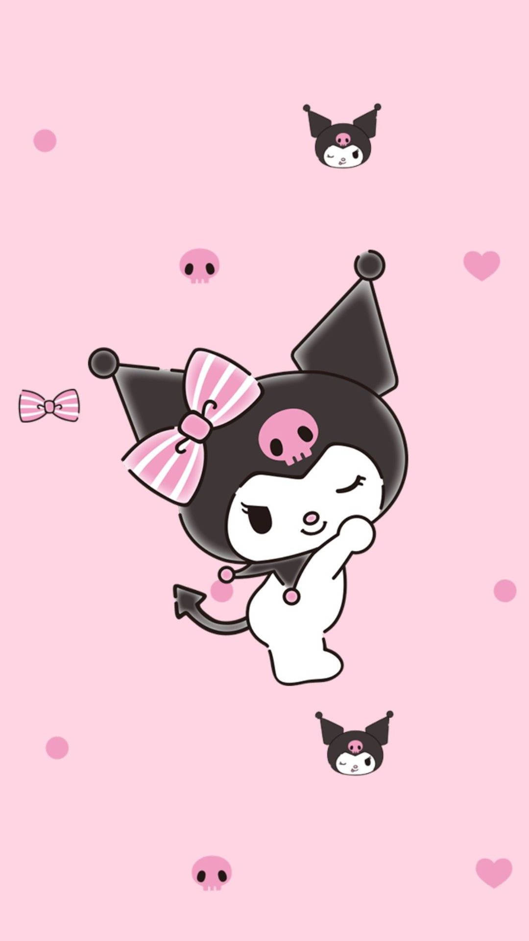 Rosa Rival av My Melody Kuromi Bakgrunner
