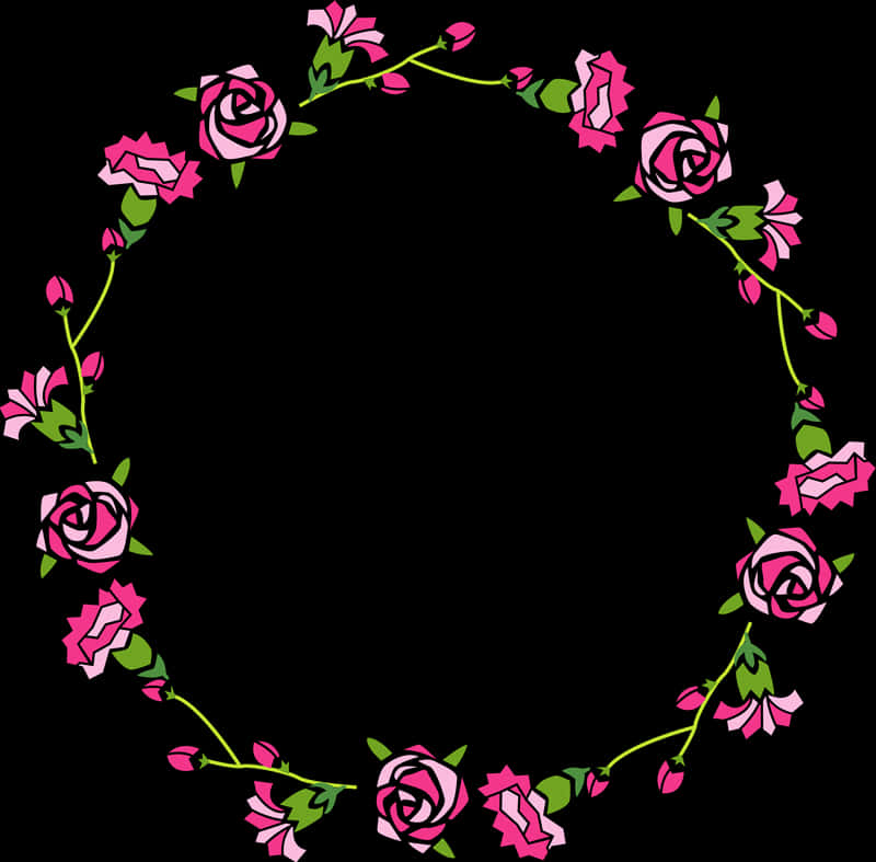 Rosa rosekrans vektor Bakgrunner