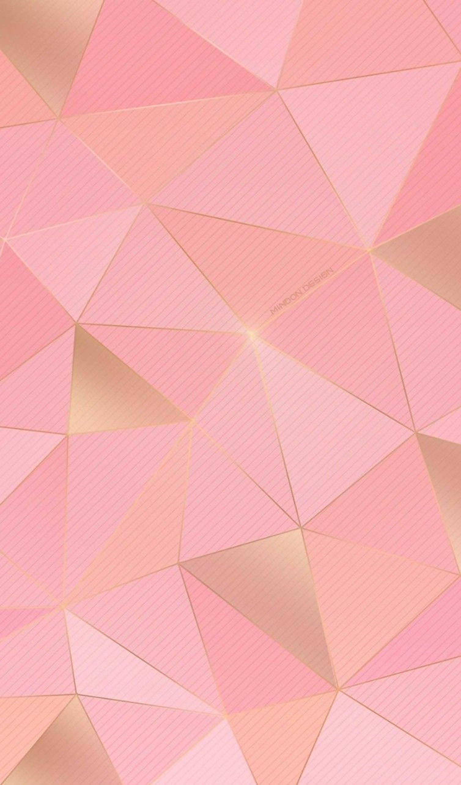 Roségull estetisk geometrisk design Bakgrunner
