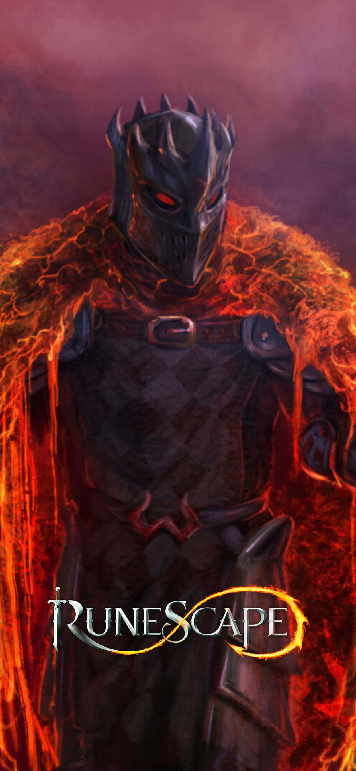 runescape – en konge i kappe med flammer Bakgrunner