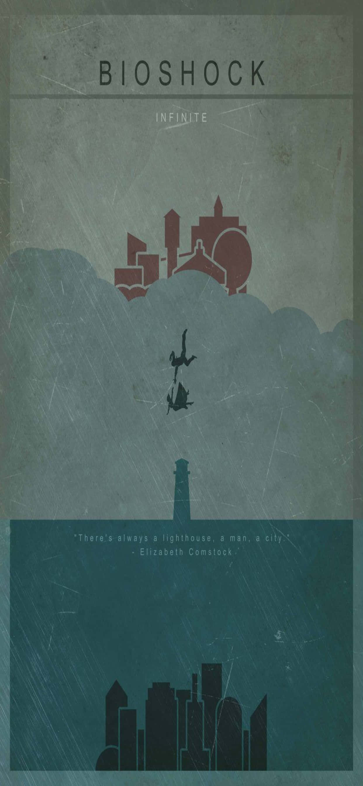 Rustikk Tema iPhone Xs Max Bioshock Infinite Bakgrunn Bakgrunner