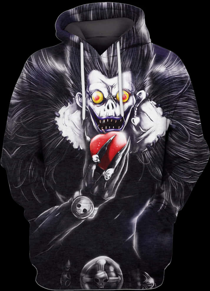 Ryuk Death Note hettegenser design Bakgrunner